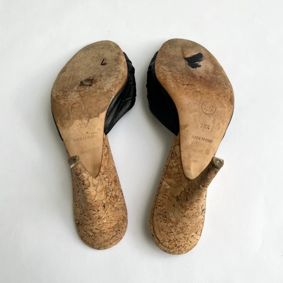 Chanel Cork Heeled Mule sandals - Picture 7 of 7